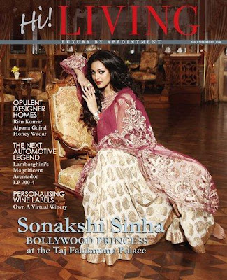 Sonakshi Sinha Hi!Living Magazine