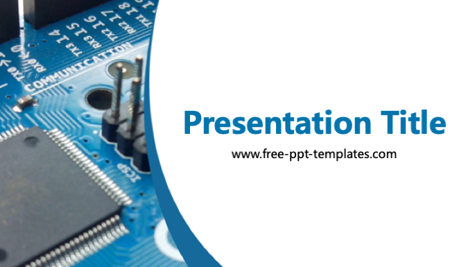 Electronic Powerpoint Template Mr Templates
