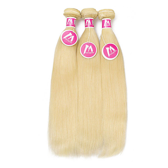 8A Premium Hair Weave Brazilian Hair Bundles Straight Hair Blonde 613–Price:$44.69 /piece (10%off) blonde bundles