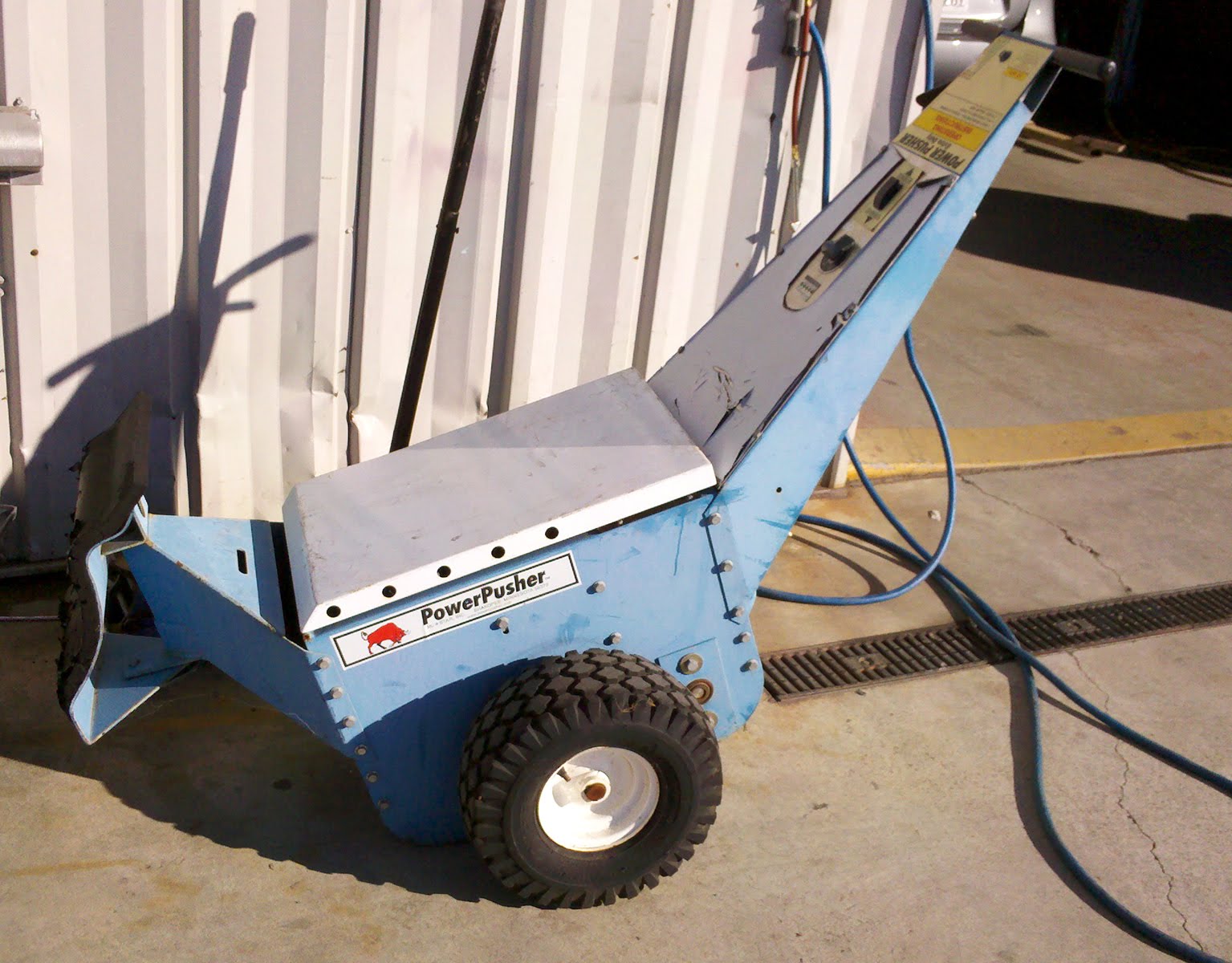 Just A Car Guy a hand held car pusher for car impound lots, and other