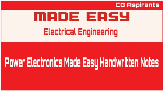 Power Electronics Made Easy Handwritten Notes