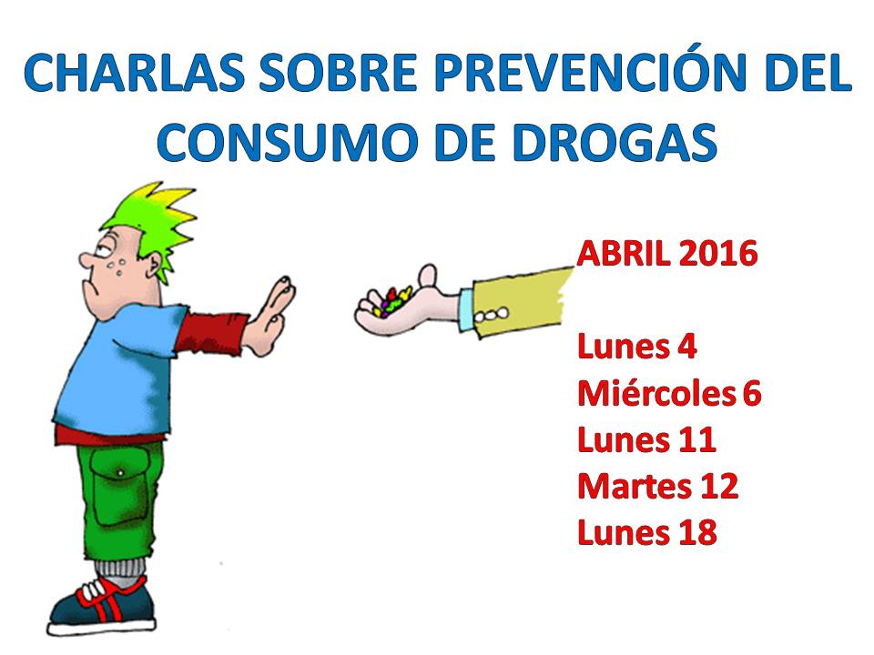 Instituto de Herrera: CHARLAS DE PREVENCIÓN DEL CONSUMO DE DROGAS