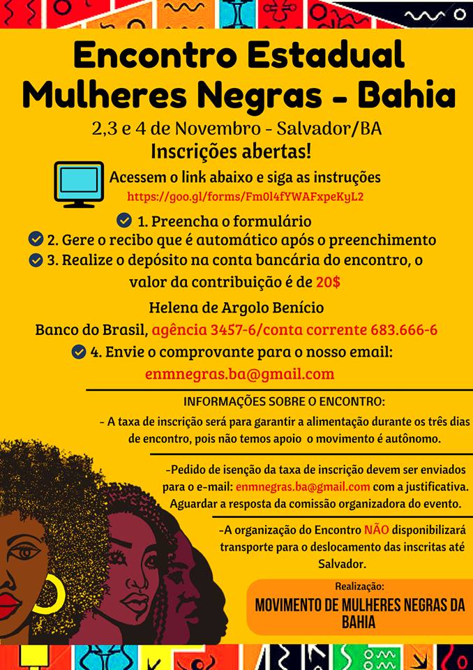 Encontro Estadual Mulheres Negra-Bahia