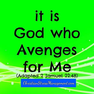 It is God who avenges for me 2 Samuel 22:48
