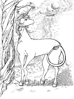 Pictures of Unicorn Coloring Pages