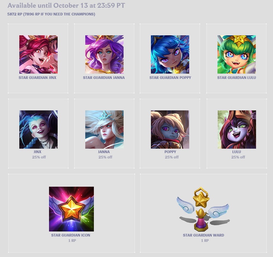 Surrender at 20 Star Guardian Content Now Available