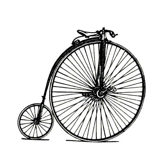 vintage bicycle clip art free - photo #14