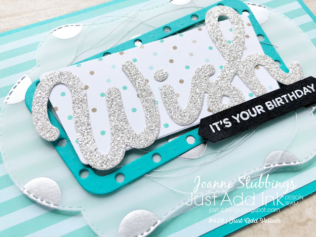 Jo's Stamping Spot - Just Add Ink Challenge #429 using Broadway Birthday stamp set and Broadway Lights Framelits by Stampin' Up!