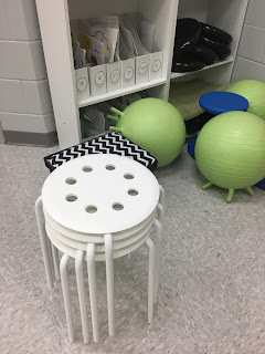 Flexible seating options for your music room: Blog post includes details as well as a music classroom reveal!
