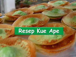 Resep kue ape pandan