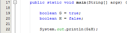 Operator Boolean dengan Operasi Boolean Pada Java