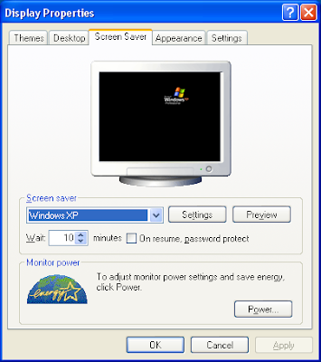 حماية الشاشة Screen Saver