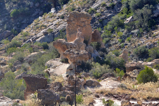 rock man on rock lion