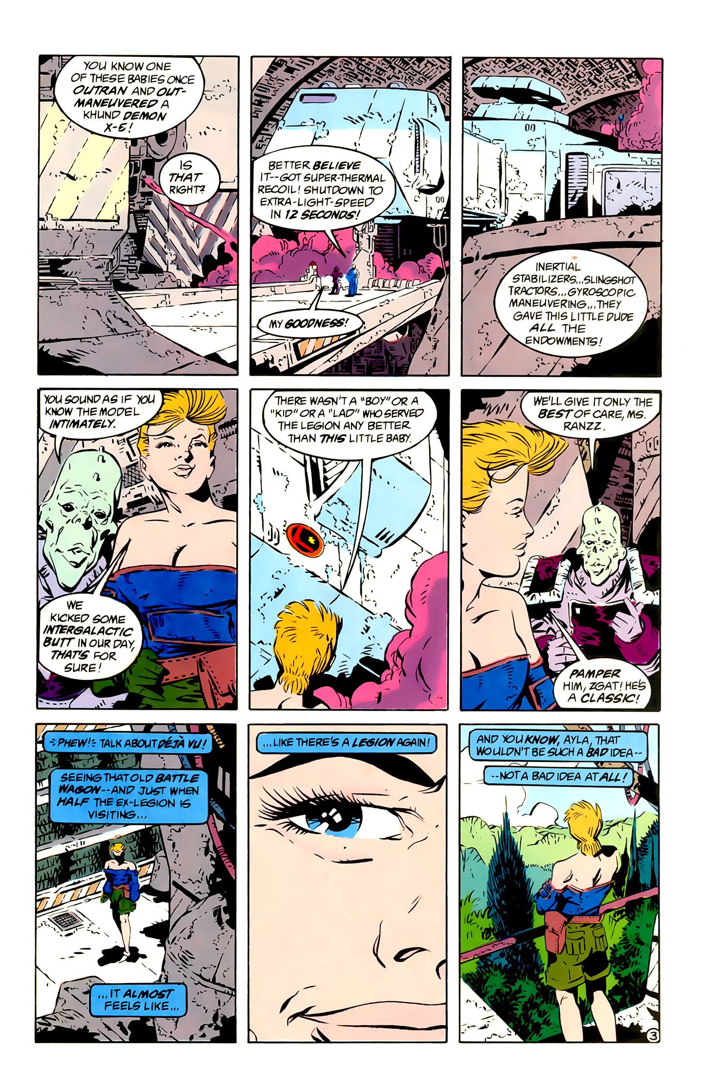 Legion of Super-Heroes (1989) 10 Page 3