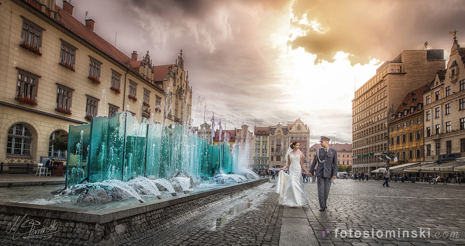 Wyjątkowo piękne miasto Wrocław - #ZdjęciaSłomińskiego z Wrocławia - Fotografia ślubna Wrocław.