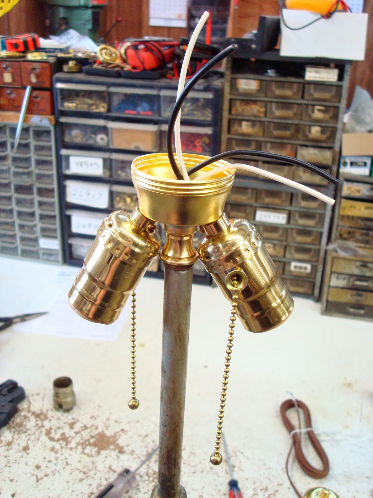 Lamp Parts and Repair | Lamp Doctor: Floor Lamp with Busted Socket