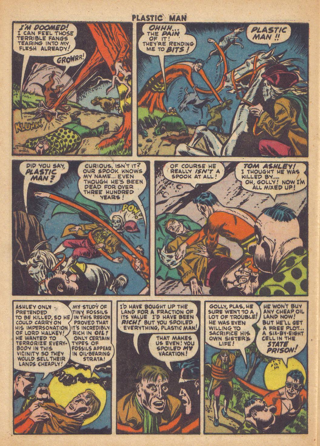Read online Plastic Man (1943) comic -  Issue #39 - 32