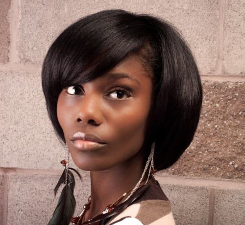 cabello afro alisado