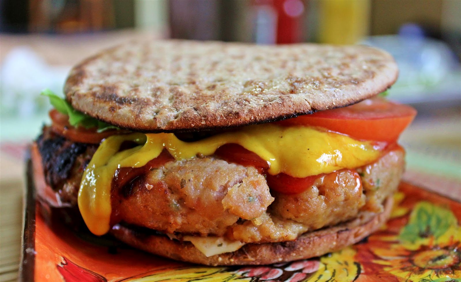 Guam Firehouse Cook Smoked Yellow Fin Tuna Burgers
