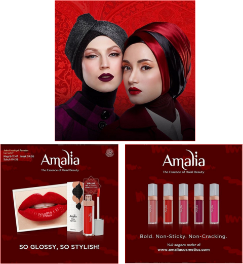 amalia lipstik premium so glossy so stylish