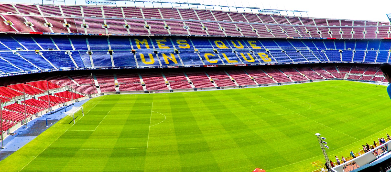 Mike's favorite pictures Barcelona Soccer Stadium that seats 100,000.