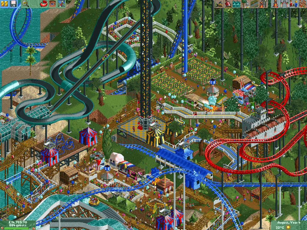 Roller Coaster Tycoon OGames 4U