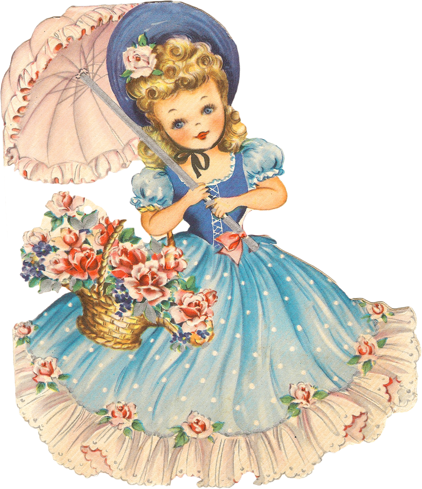 clipart vintage girl png - photo #7