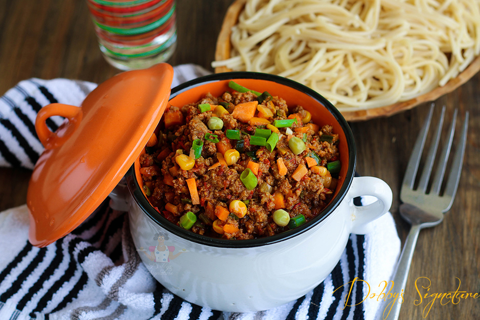 Minced meat stew Dobby's Signature