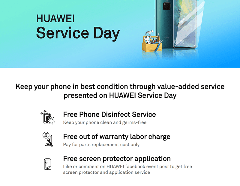 Huawei Ph To Give Free Out Of Warranty Labor Charge Screen Protectors