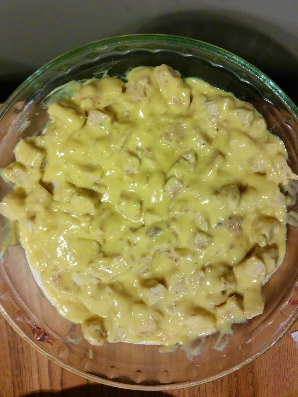 Snelly's Bellies Chicken Enchilada Pie