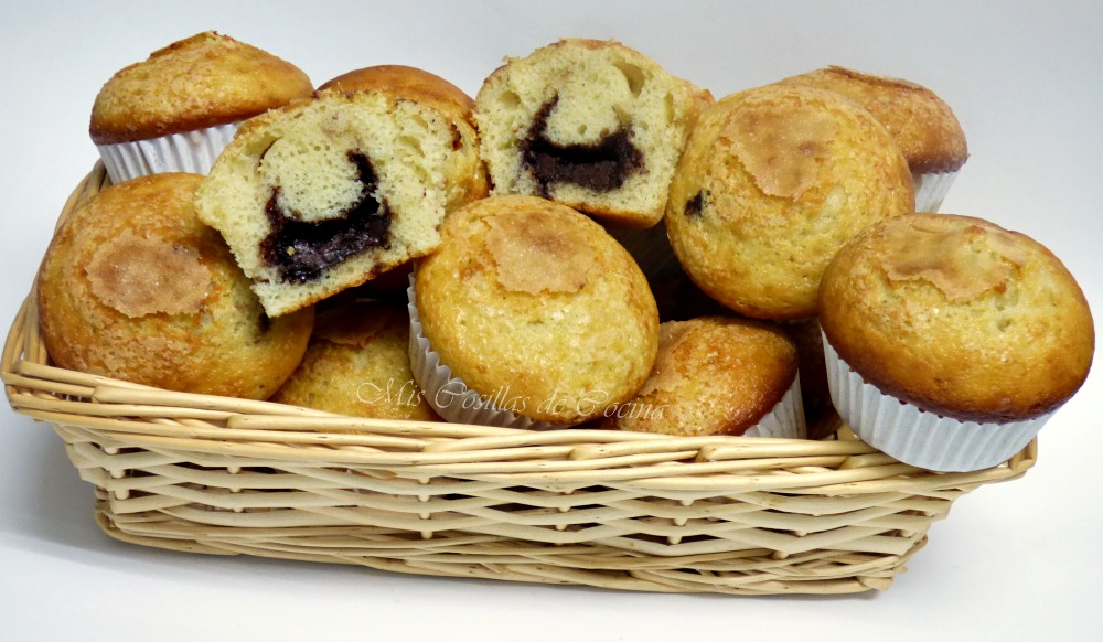 Madalens de Requesón y Nutella