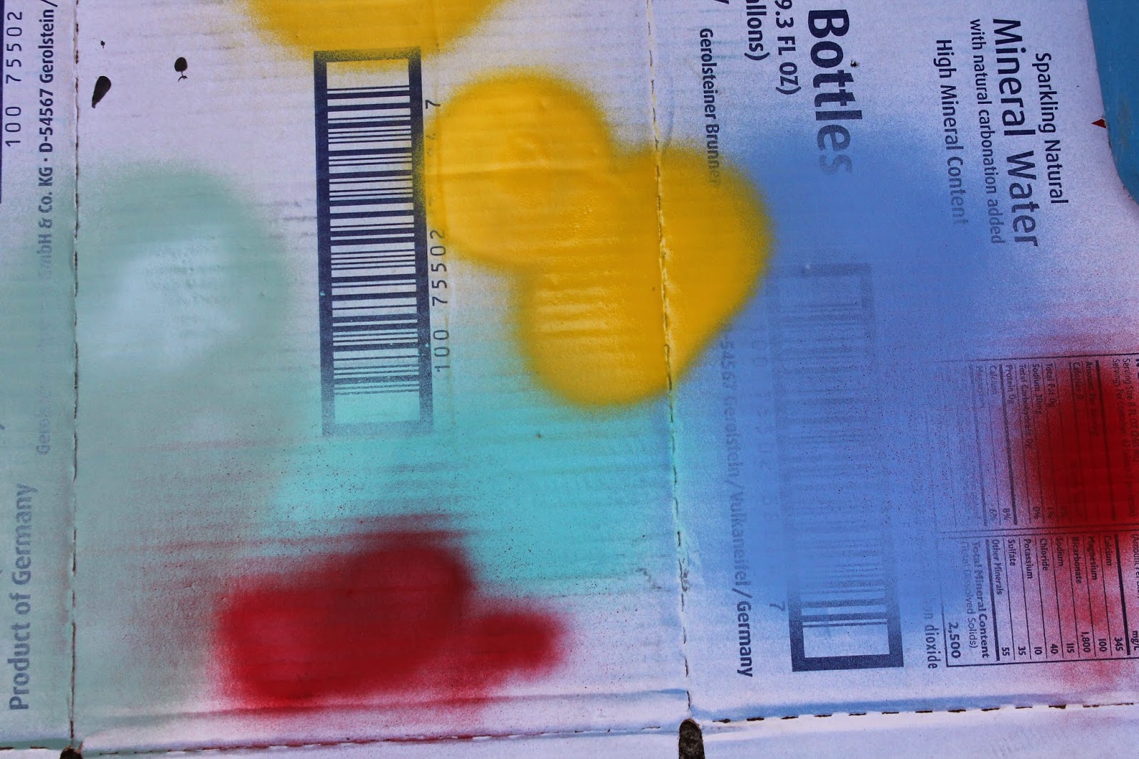 The Shingled House Spray Painted Sidewalk Street Numbers