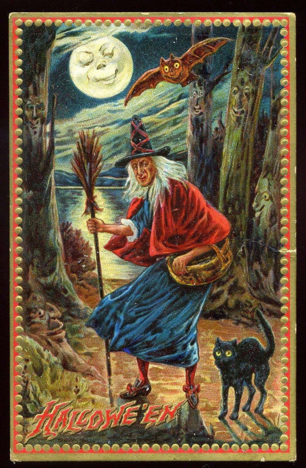 Vintage Halloween Collector 31 Vintage Halloween Postcards 13