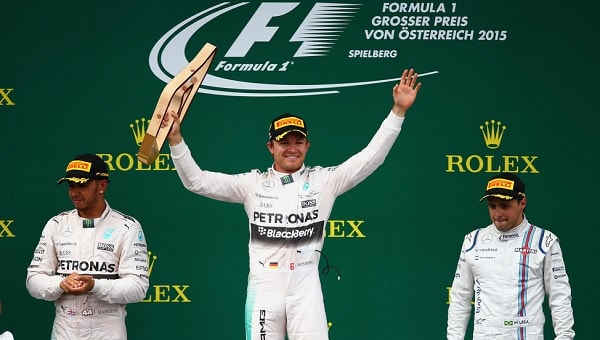 Fórmula 1: Nico Rosberg ganó el Gran Premio de Austria 2015