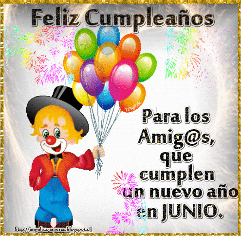 FRASES Y GIFS: Feliz Cumpleanos