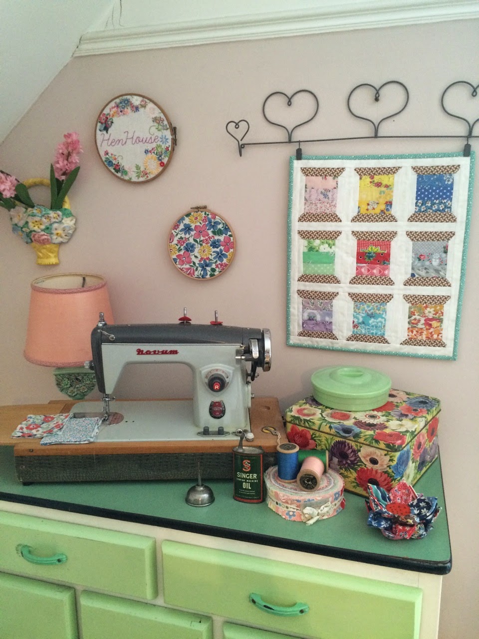 HenHouse: My Quilting Room..and News!