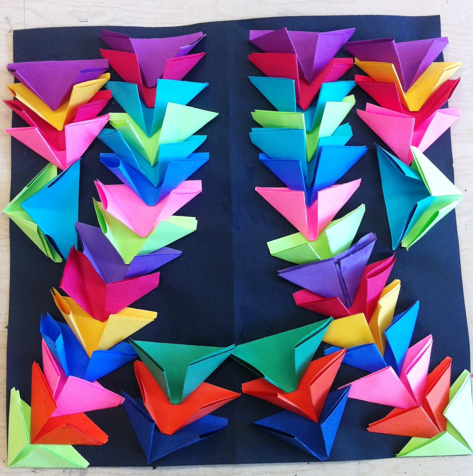 Tiny Hands Art Symmetrical Paper Fold