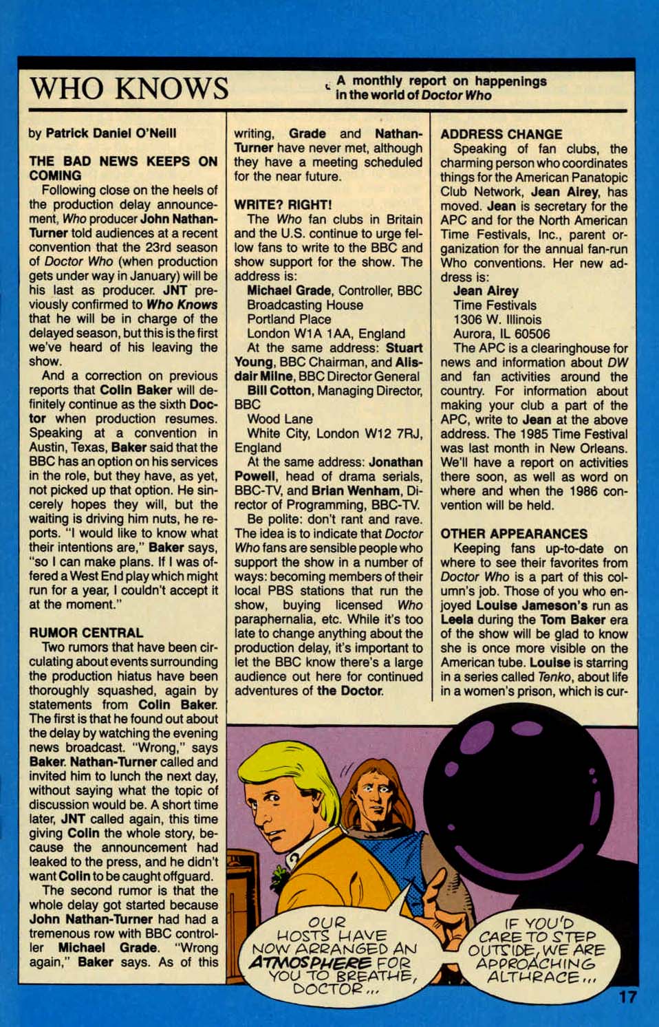 Doctor Who (1984) issue 16 - Page 19