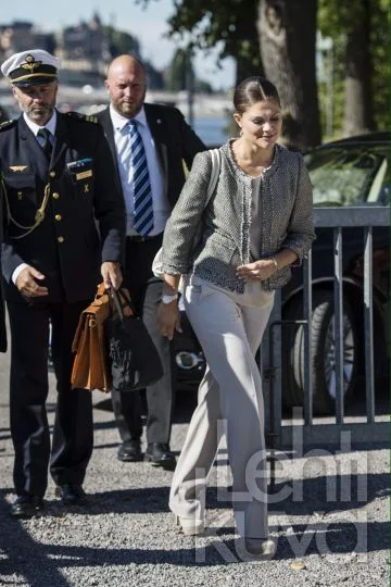 Swedish Crown Princess Victoria attended the seminar Sustainable Seas Initiative in Stockholm