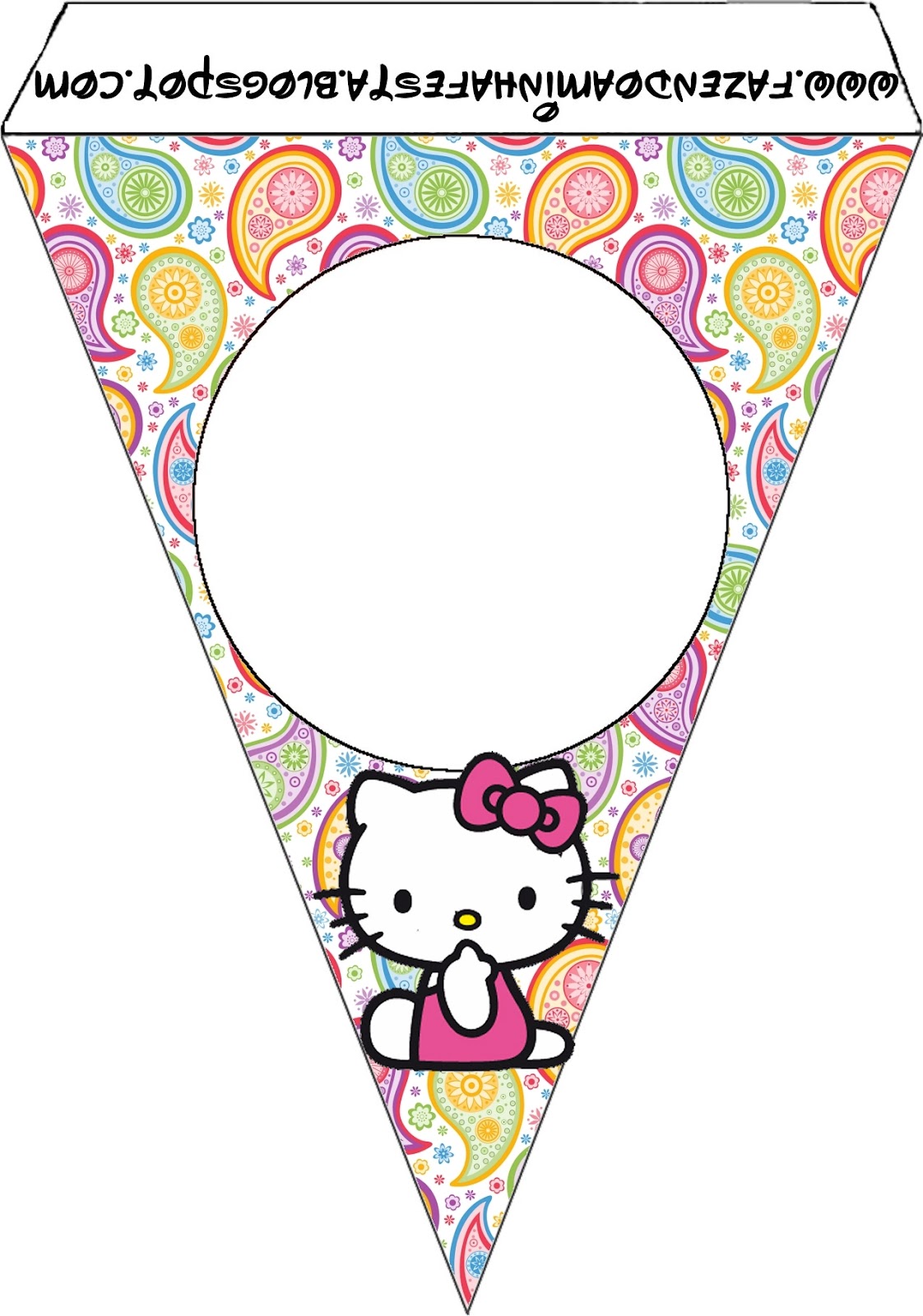 Hello Kitty Party: Free Party Printables, Images and Papers. - Oh With Regard To Hello Kitty Banner Template