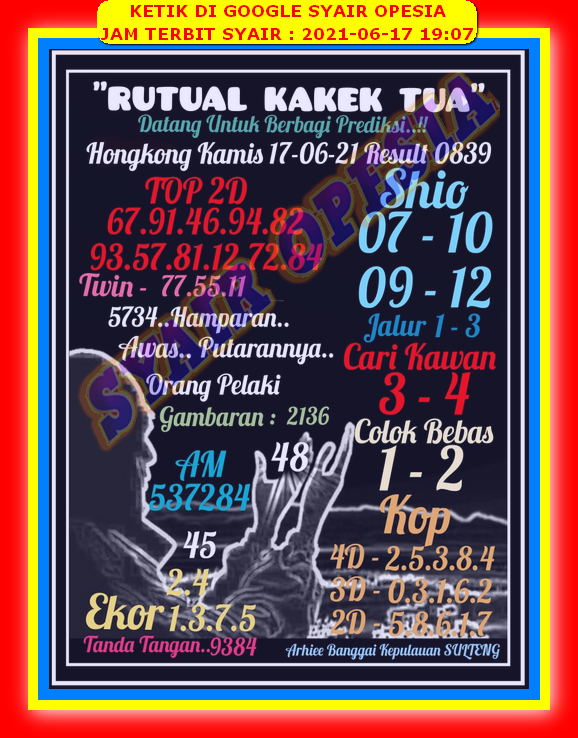 Syair Hongkong Kamis 17 Juni 2021 Royal Syair Syair Hongkong Kamis 17 Juni 2021 Royal Syair