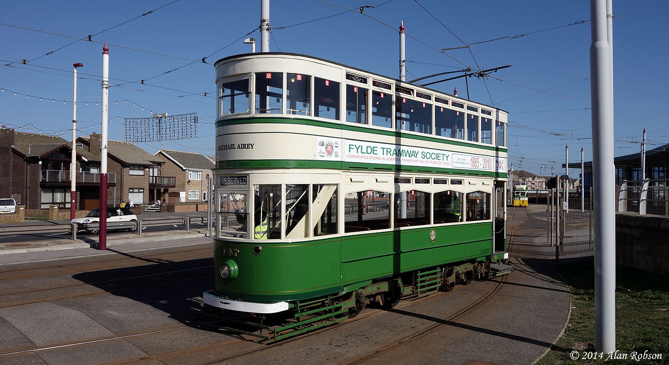 Blackpool Tram Blog Heritage cars working from Starr Gate