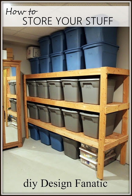 DIY: How to Build Strong Storage Shelves for Basement or Garage