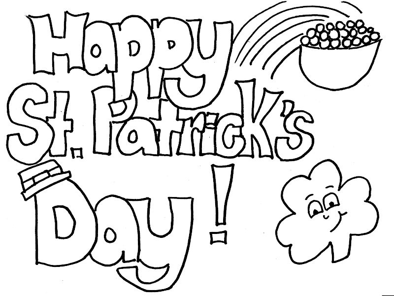 ST. PATRICK'S DAY COLOURING title=