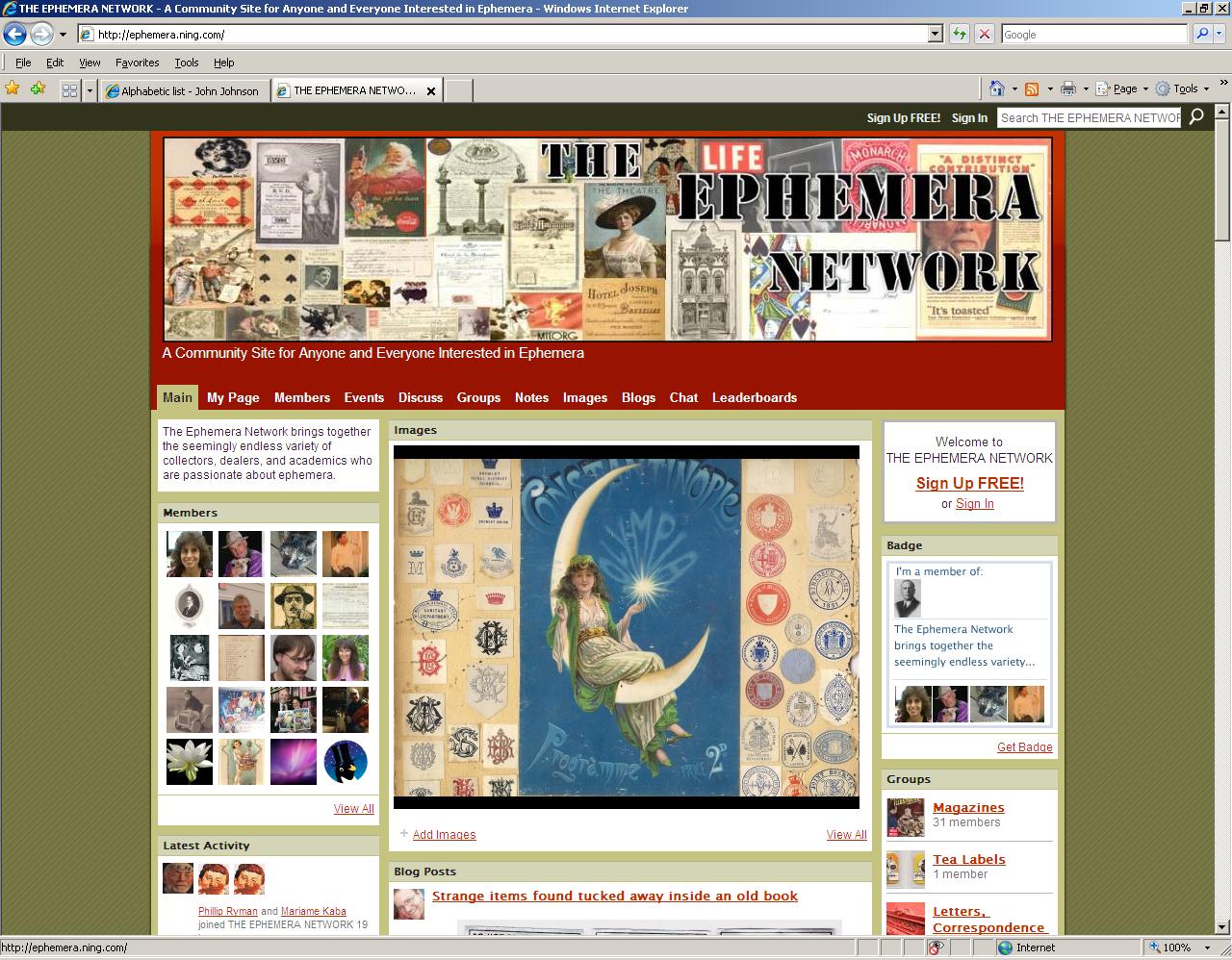 John Johnson Collection's Ephemera Resources blog: January 2012