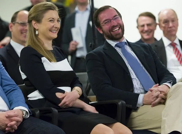 Princess Stéphanie and Prince Guillaume of Luxembourg visited NASA Frontier Development Lab / SETI Institute in Mountain View