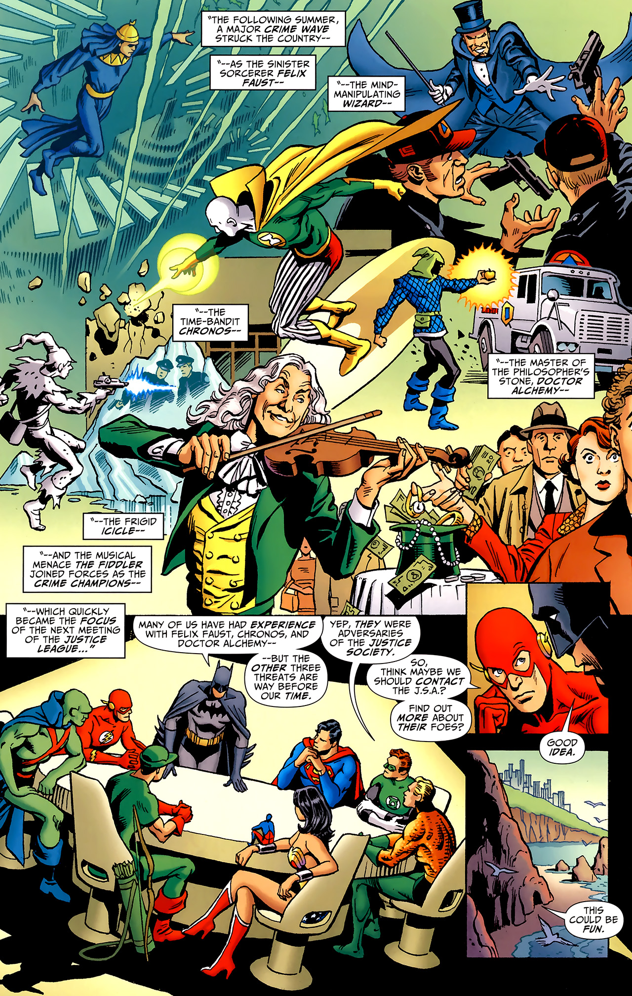 Read online DCU: Legacies comic -  Issue #4 - 19