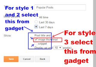 popular posts gadget from blogger layout