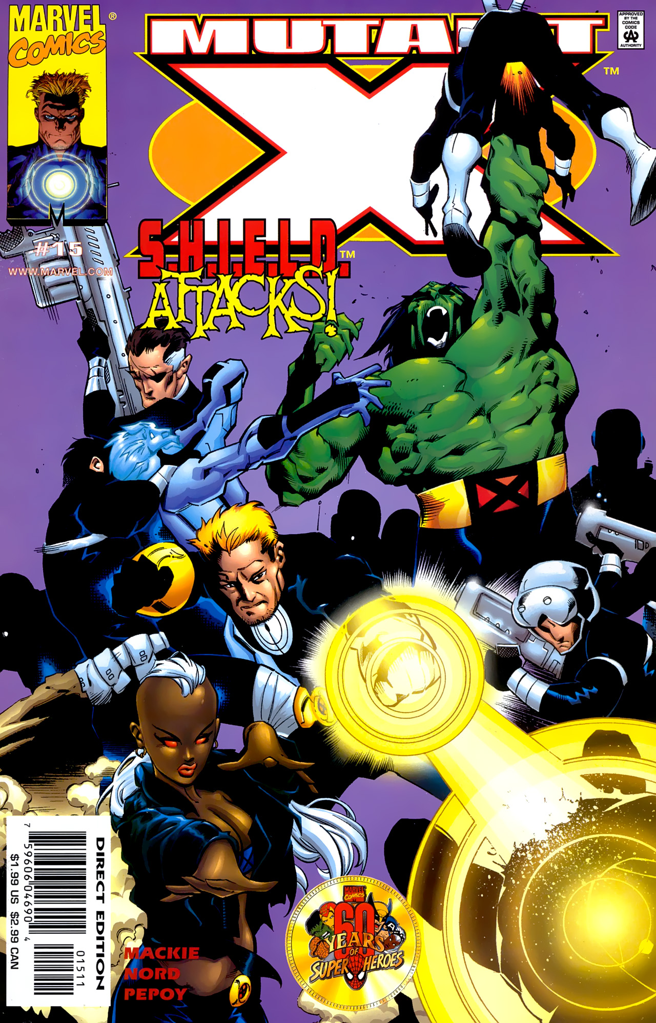 Read online Mutant X comic -  Issue #15 - 1