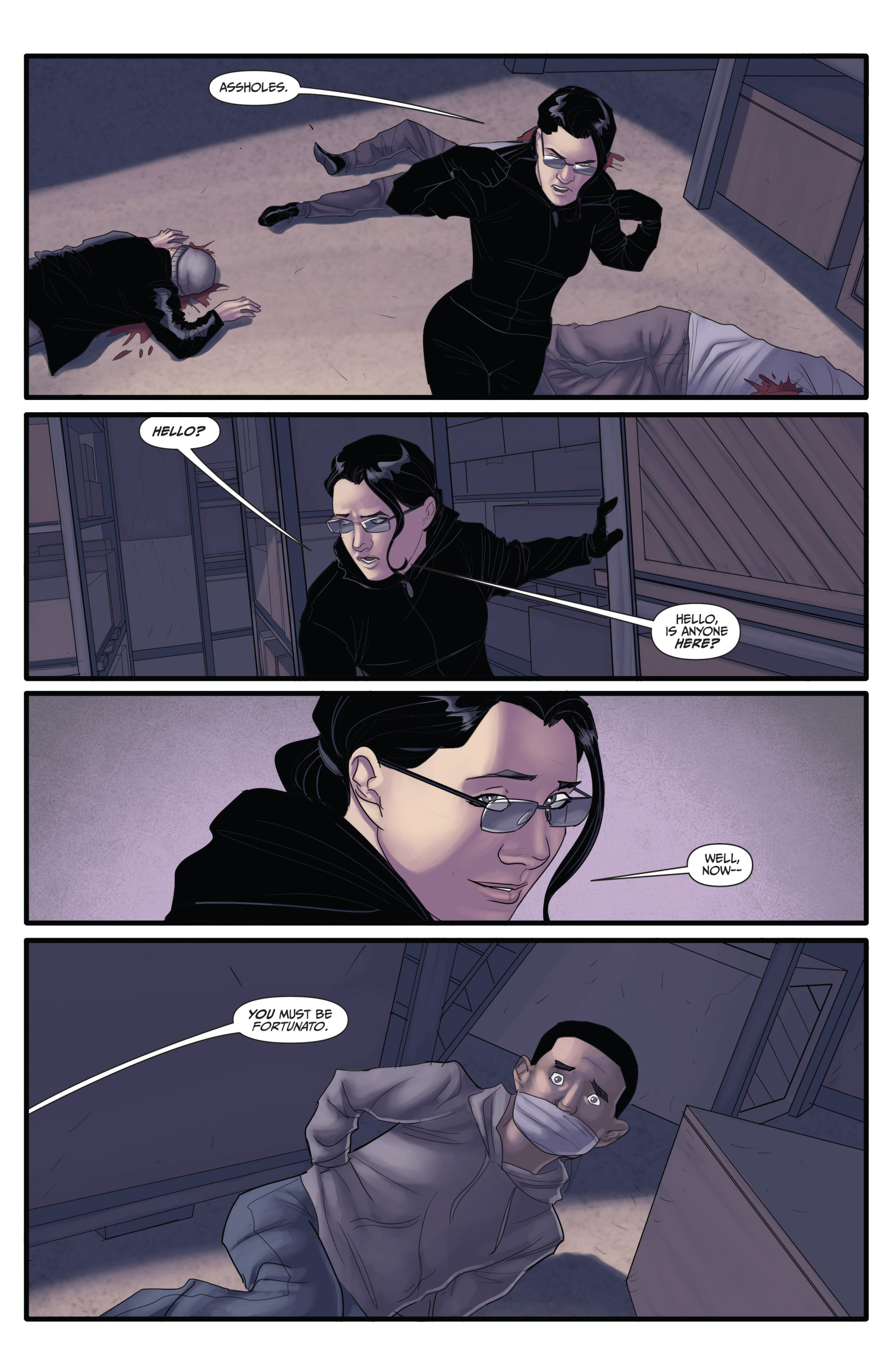 Read online Morning Glories comic -  Issue #35 - 6